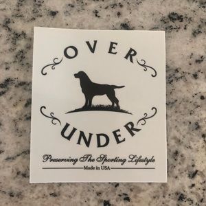 OVER UNDER sticker